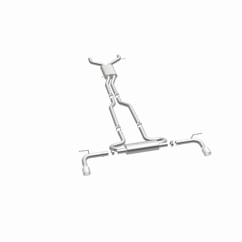 MagnaFlow 07 Audi Q7 V8 4.2L Dual Split Rear Exit Stainless Cat-Back Perf Exhaust - 15085