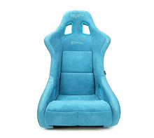 Load image into Gallery viewer, NRG FRP Bucket Seat (Medium) Prisma-Chromatic Dark Teal Vegan Suede w/ Chameleon Back - FRP-303DTL-CHRMTC