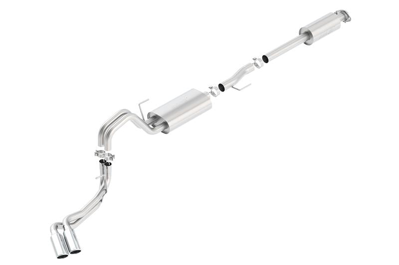 Borla 15-16 Ford F-150 3.5L EcoBoost Ext. Cab Std. Bed Catback Exhaust S-Type Truck Side Exit - 140618