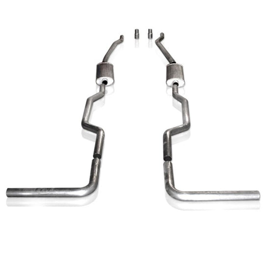 Stainless Works Chevy/GMC Truck 1967-87 Exhaust 2.5in Turbo Muffler System - CT67725TS