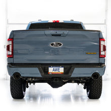 Load image into Gallery viewer, AWE Tuning 2021+ Ford F-150 Tremor (w/ Bumper Cutouts) 0FG Non-Resonated Catback -Diamond Black Tips - 3020-33402