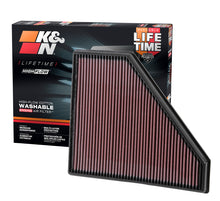 Load image into Gallery viewer, K&amp;N Replacement Panel Air Filter 12.313in OS L x 10.313in OS W x 1.188in H for 13-14 Cadillac ATS - 33-2496