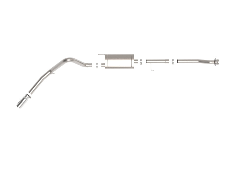 aFe Apollo GT 3in 409 SS Cat-Back Exhaust 2021 Ford F-150 V6 2.7L/3.5L (tt)/V8 5.0L w/ Polished Tips - 49-43125-P