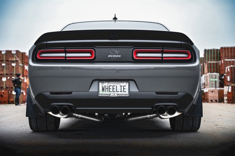 Corsa 15-23 Challenger SRT/Hellcat/Demon/Redeye 2.75in Valved CB DRE w/ Twin 3.5in Pol Blk PVD Tips - 21070BLK