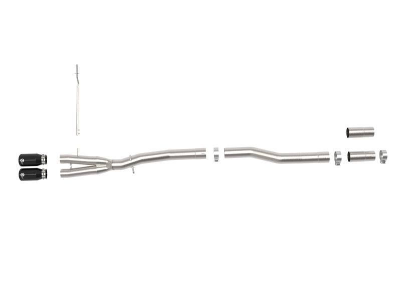 aFe 14-24 Mini Cooper S MACH Force-Xp 3in to 2-1/2in 304SS Cat-Back Exhaust w/ Black Tip - 49-36354-B