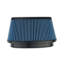 Load image into Gallery viewer, Injen NanoWeb Dry Air Filter 8.7x3.9in Oval ID / 10.4x5.6in OD / 4.75in Height / 7.9x3.1in Top - X-1130-BB