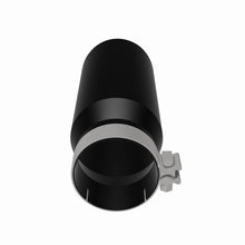 Load image into Gallery viewer, MagnaFlow Tip Stainless Black Coated Single Wall Round Single Outlet 5in Dia 4in Inlet 13in L - 35238
