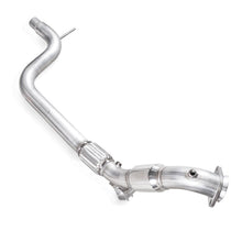 Load image into Gallery viewer, Stainless Works 2015-16 Mustang Downpipe 3in High-Flow Cats Factory Connection - M15EDPCAT