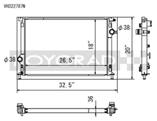 Load image into Gallery viewer, Koyo 13-17 Ford Focus ST 2.0L I4 Turbo Racing Radiator - VH322787N