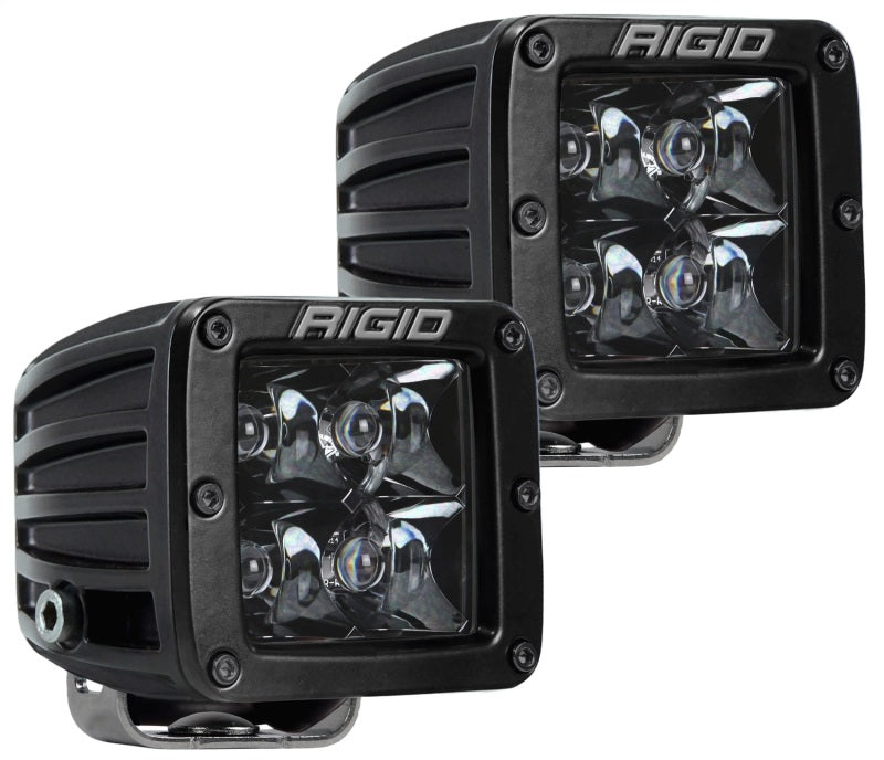 Rigid Industries D-Series Midnight Edition - Spot - Set of 2 - 202213BLK