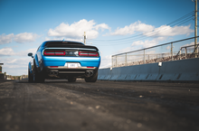 Load image into Gallery viewer, AWE Tuning 2015+ Dodge Challenger 6.4L/6.2L SC Track Edition Exhaust - Quad Chrome Silver Tips - 3015-42136