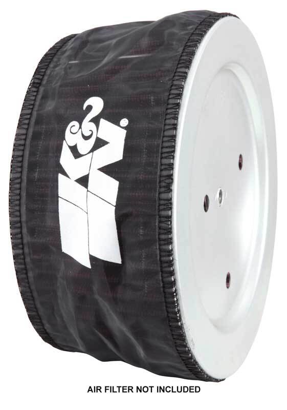 K&N Drycharger Wrap Black 159mm Base 178mm Top 92mm H - HD-0700DK