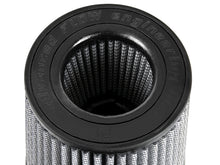 Load image into Gallery viewer, aFe MagnumFLOW Pro DRY S Universal Air Filter 3in F / 6in B / 4.5in T (Inv) / 7in H - 21-91004