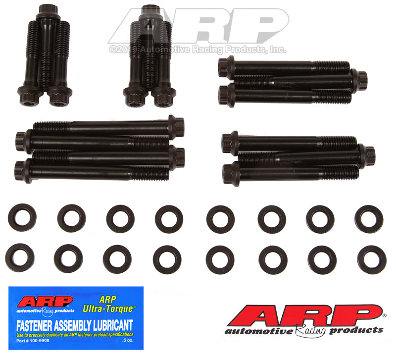 ARP SB Chevy 2-Bolt Large Journal w/ 1/2 Inch Straps on F&R Caps Main Bolt Kit - 234-5203