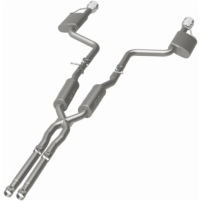 MagnaFlow 19-20 Dodge Charger GT 3.6L V6 Dual Exit Polished Tip Street Series Cat-Back Exhaust - 19522
