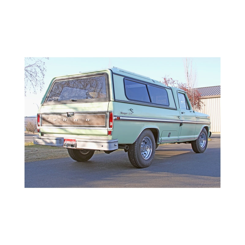 Flowmaster 67-72 Ford F100 American Thunder Cat-Back Exhaust System - (wide Tank) - 817934