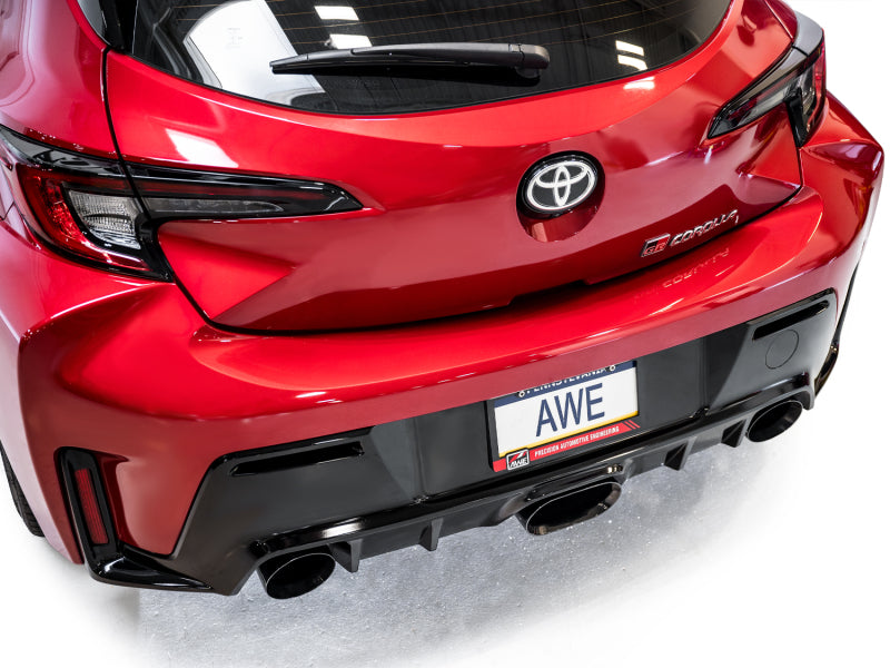 AWE Tuning 2023+ Toyota GR Corolla Touring Edition Exhaust - Diamond Black Tips - 3015-53472