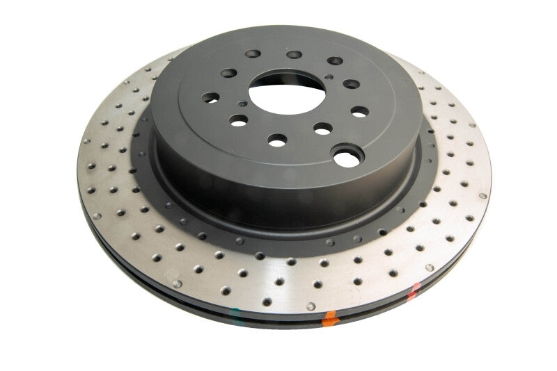 DBA 04-17 Subaru WRX STi Rear Cross Drilled/Dimpled 4000 XD Series Rotor - DBA43051XD-10