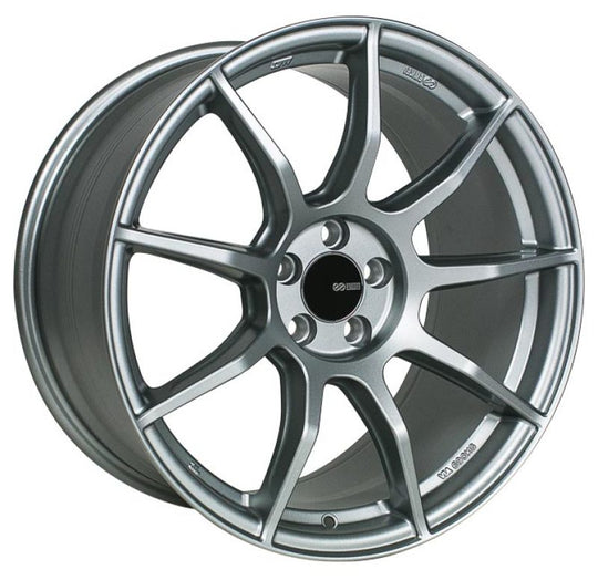 Enkei TS9 18x8 5x108 45mm offset 72.6mm Bore Platinum Grey - 492-880-3145GR