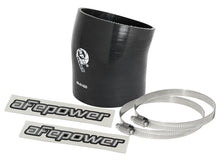Load image into Gallery viewer, aFe Magnum FORCE Intake Coupling Kit (4-1/4 IN ID to 3-7/8 IN ID x 17 Deg.) Elbow Coupler - Black