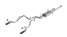 Load image into Gallery viewer, Borla 07-21 Toyota Tundra w/ Long Bed Cat-Back Touring SS Catback Exhaust w/ Black Chrome Tips - 140333BC