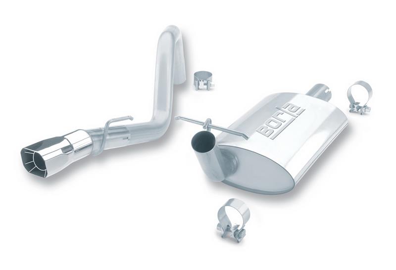 Borla 91-95 Jeep Wrangler YJ 4.0L 6cyl 4WD 2Dr SS Single Right Rear Exit Cat-Back Exhaust - 14364