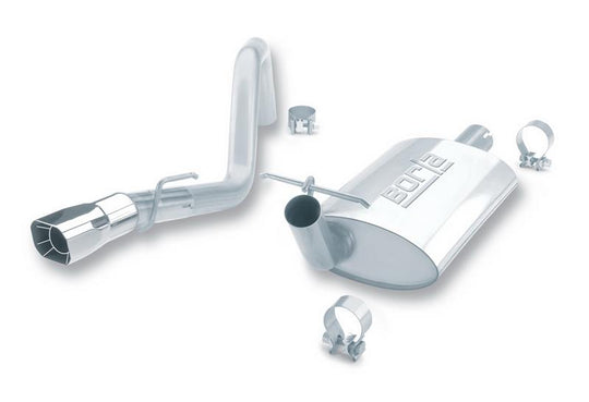 Borla 91-95 Jeep Wrangler YJ 4.0L 6cyl 4WD 2Dr SS Single Right Rear Exit Cat-Back Exhaust - 14364