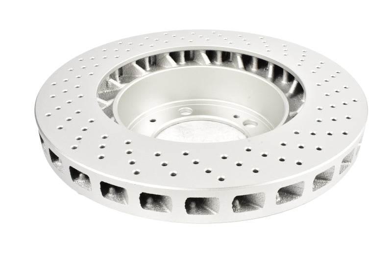 DBA 94-95 Porsche 911 Carrera 4 (Excl Turbo Look) Front Left En-Shield OE Drilled Rotor - DBA3272OEXL