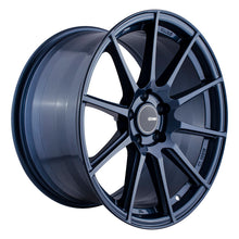 Load image into Gallery viewer, Enkei TS10 18x9.5 35mm Offset 5x114.3 Bolt Pattern 72.6mm Bore Dia Blue Silver Wheel - 499-895-6535BL