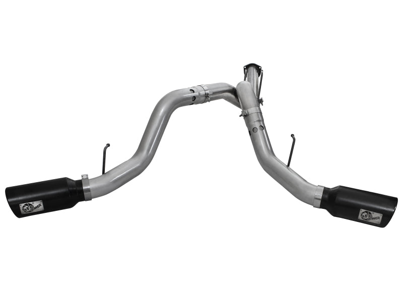 aFe Large Bore-HD DPF-Back Exhaust System Ford Diesel Trucks 11-14 V8-6.7L (td) - 49-43065-B
