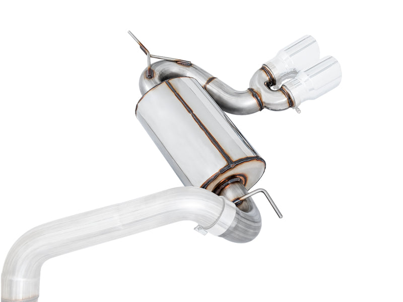 AWE Tuning Ford Focus ST Touring Edition Cat-Back Exhaust - Non-Resonated - Chrome Silver Tips - 3015-32092