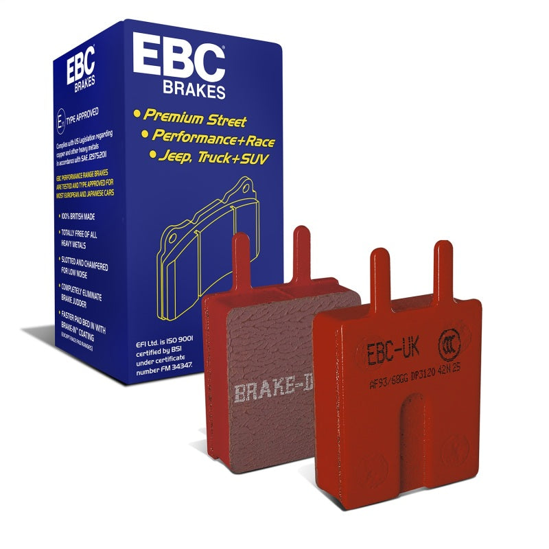 EBC 59-65 Aston Martin DB4 3.7 Vantage Redstuff Front Brake Pads - DP3120C