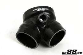 do88 99-02 Audi S4/A6 2.7L BiTurbo (AGB/AJK/AZA) Throttle Body Hose - Black - DO88-KIT89S