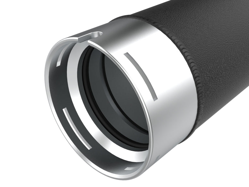 aFe 23-24 Ford F250/F350 Super Duty V8-6.7L BladeRunner 3 In. Aluminum Hot and Cold Charge Pipe- BLK - 46-20684-B
