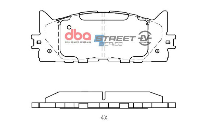 DBA 13-17 Lexus ES300h Front SSEV Street Series Brake Pads - DB1800SSEV