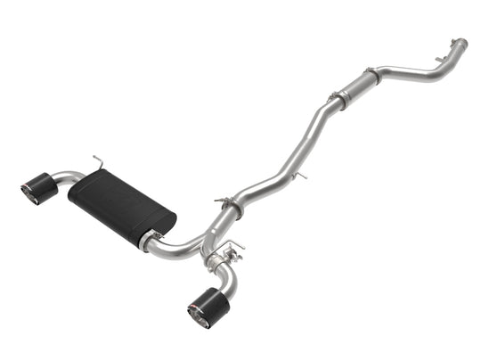 aFe POWER Takeda 2020 Toyota Supra L6-3.0L (t) 3in-2.5in 304 SS CB Exhaust Carbon Tips - 49-36043-C