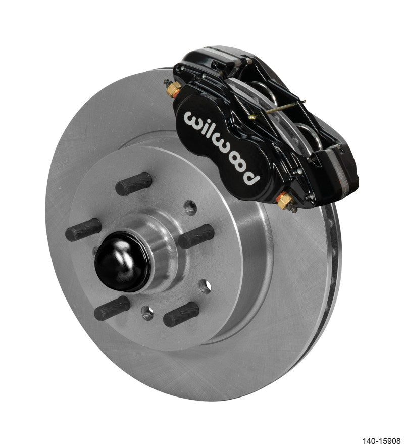 Wilwood Forged Dynalite Pro Front Kit 11.00in One Piece HP Hub and Rotor - Black - 140-15908