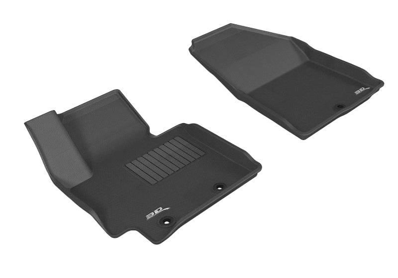 3D MAXpider 2014-2019 Kia Soul Kagu 1st Row Floormat - Black - L1KA02011509
