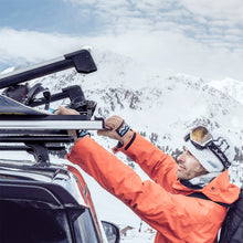 Load image into Gallery viewer, Thule SnowPack Extender Slide-out Ski/Snowboard Rack (Up to 6 Pair Skis/4 Snowboards) - Black - 732508