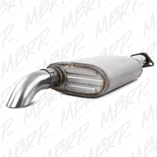 Load image into Gallery viewer, MBRP 00-06 Jeep Wrangler (TJ) Inline-4 2.5L Inline-6 4.0L Cat Back Single Off-Road Turn Down T409 Ex - S5522409