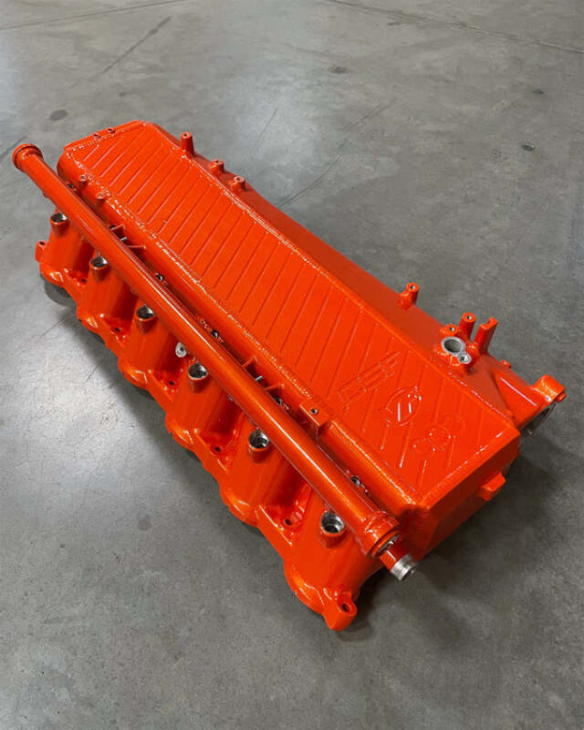 CSF Toyota A90/A91 Supra/ BMW G-Series B58 Charge-Air Cooler Manifold - Tangerine Twist Sparkle - 8200TTS