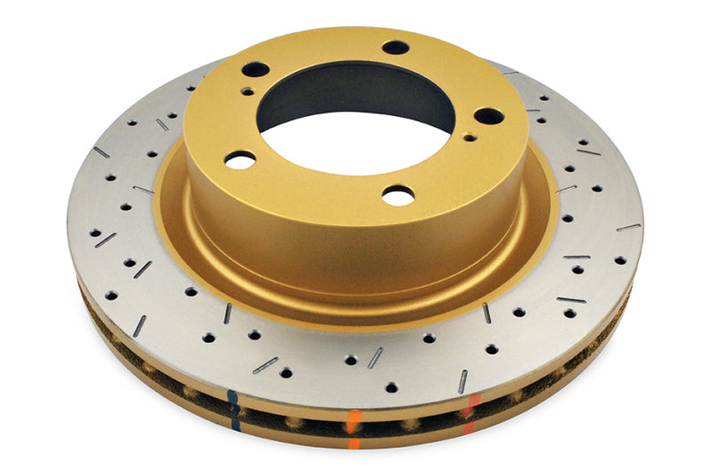 DBA 07+ Toyota Landcruiser 200 Series Front Drilled and Slotted 4000 Series Rotor - DBA42722XS