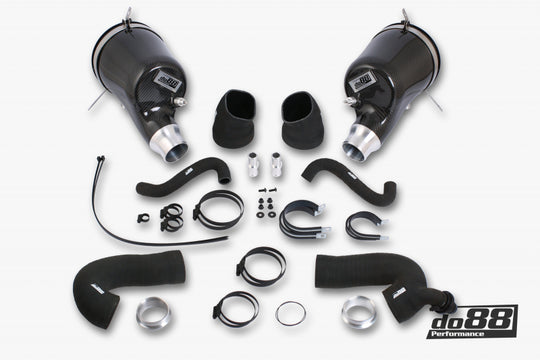 do88 19-25 Porsche 911 Carrera (992.1/992.2) Induction System w/66mm Outlet & Turbo Inlet Hoses - LF-160-ST-66-212