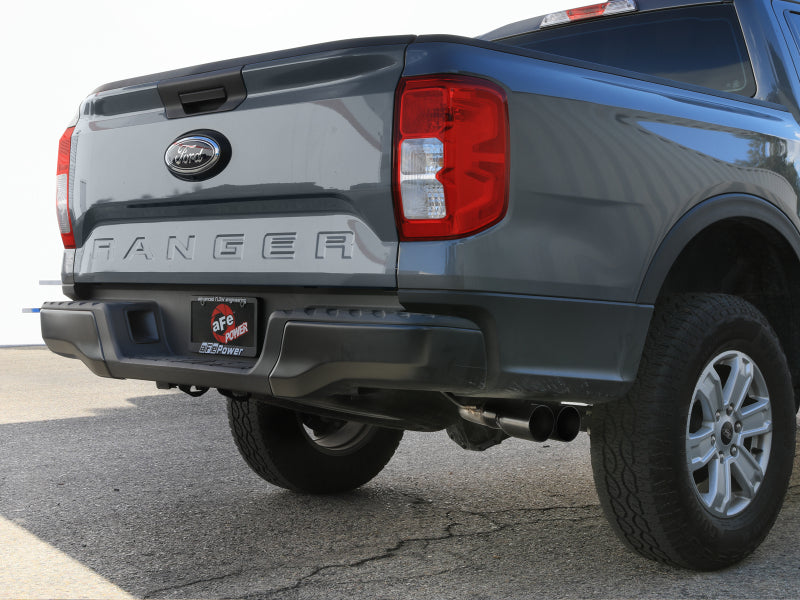 aFe 2024+ Ford Ranger L4-2.3L (t) Vulcan Series 2.5in to 3in Cat-Back Exhaust w/ Black Tip - 49-33148-B