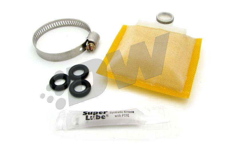 DeatschWerks 340lph DW300C Compact Fuel Pump w/ Ford Focus MK2 RS Set Up Kit (w/o Mounting Clips) - 9-307-1017