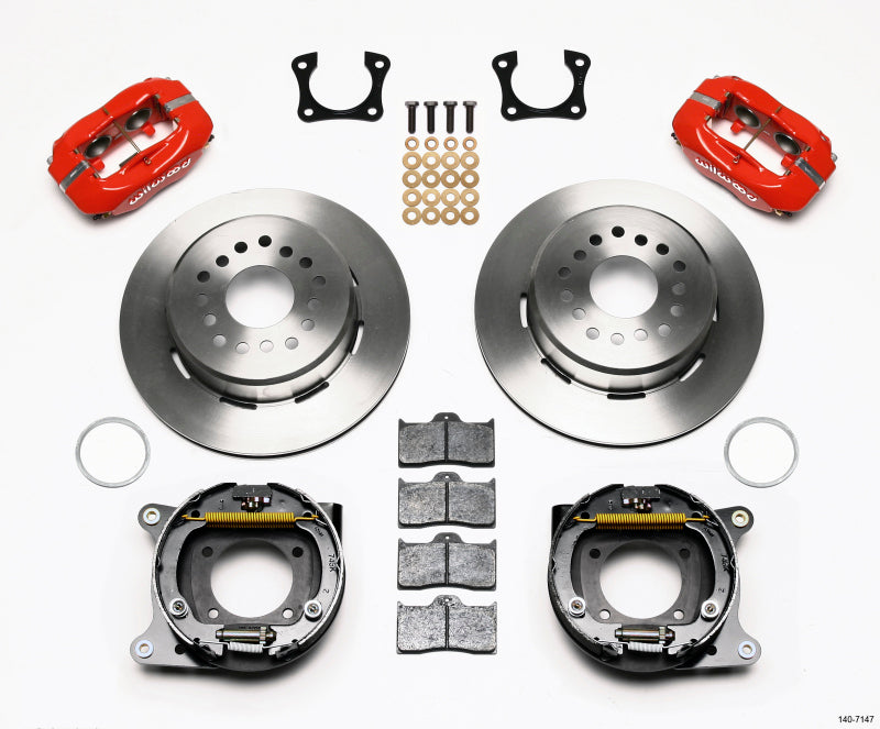 Wilwood Forged Dynalite P/S Park Brake Kit 58-64 Olds/Pontiac Ends - 140-7147