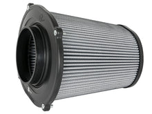 Load image into Gallery viewer, aFe Quantum Pro DRY S Air Filter Flat Top - 5in Flange x 9in Height - 21-90098