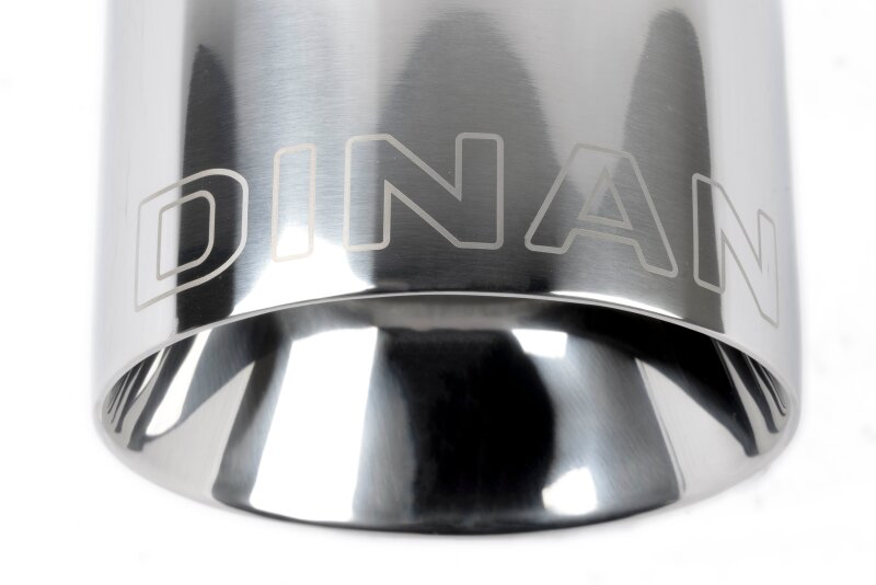 Dinan Double-Walled 4.5in Clamp-On Exhaust Tip - Polished - 4.5in Outlet / 3in Inlet - D663-0639-BOX