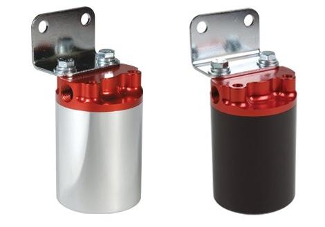 Aeromotive Canister Fuel Filter - 3/8 NPT/100-Micron (Red Housing w/Black Sleeve) - 12319