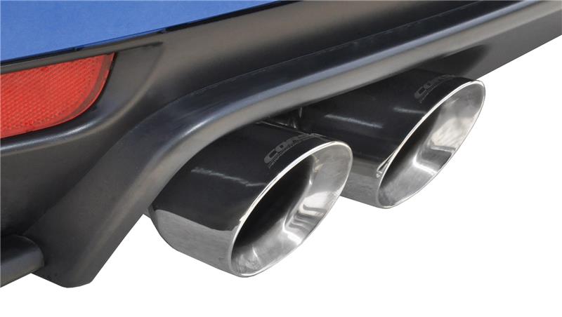 Corsa 2008-2014 Subaru Impreza Hatchback STI 2.5L Turbo Manual Polished Sport Cat-Back Exhaust - 14862